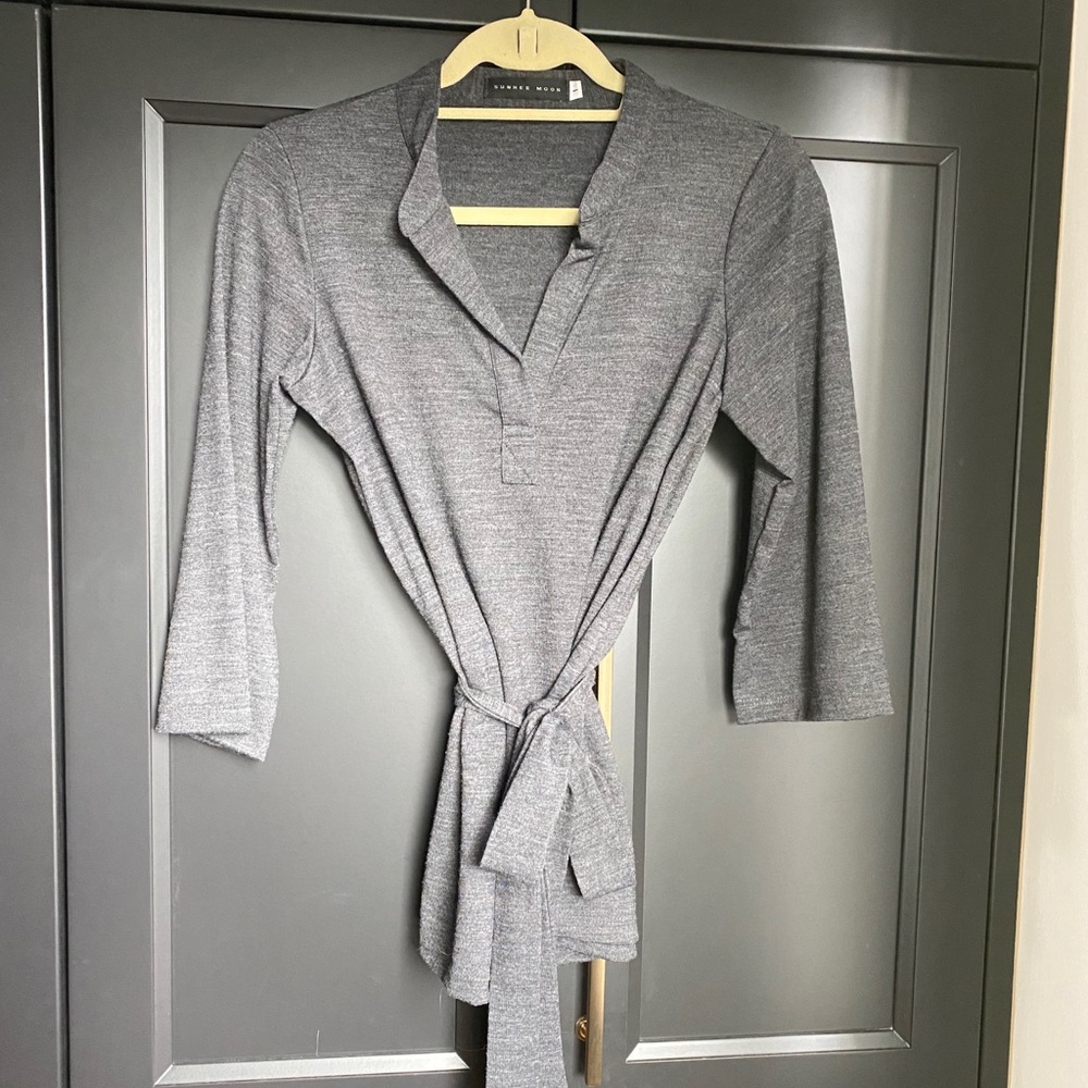 Sunhee Moon belted tunic top